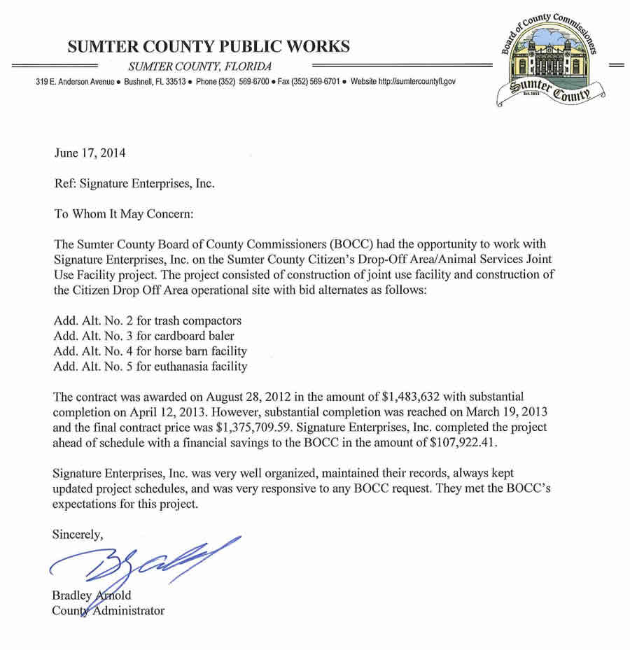Sumter County Public Works